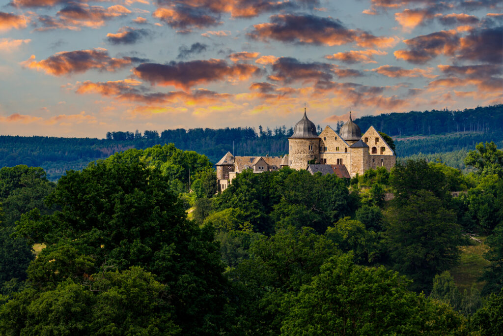 Castillo de la Bella Durmiente en Sababurg Hofgeismar en Hesse